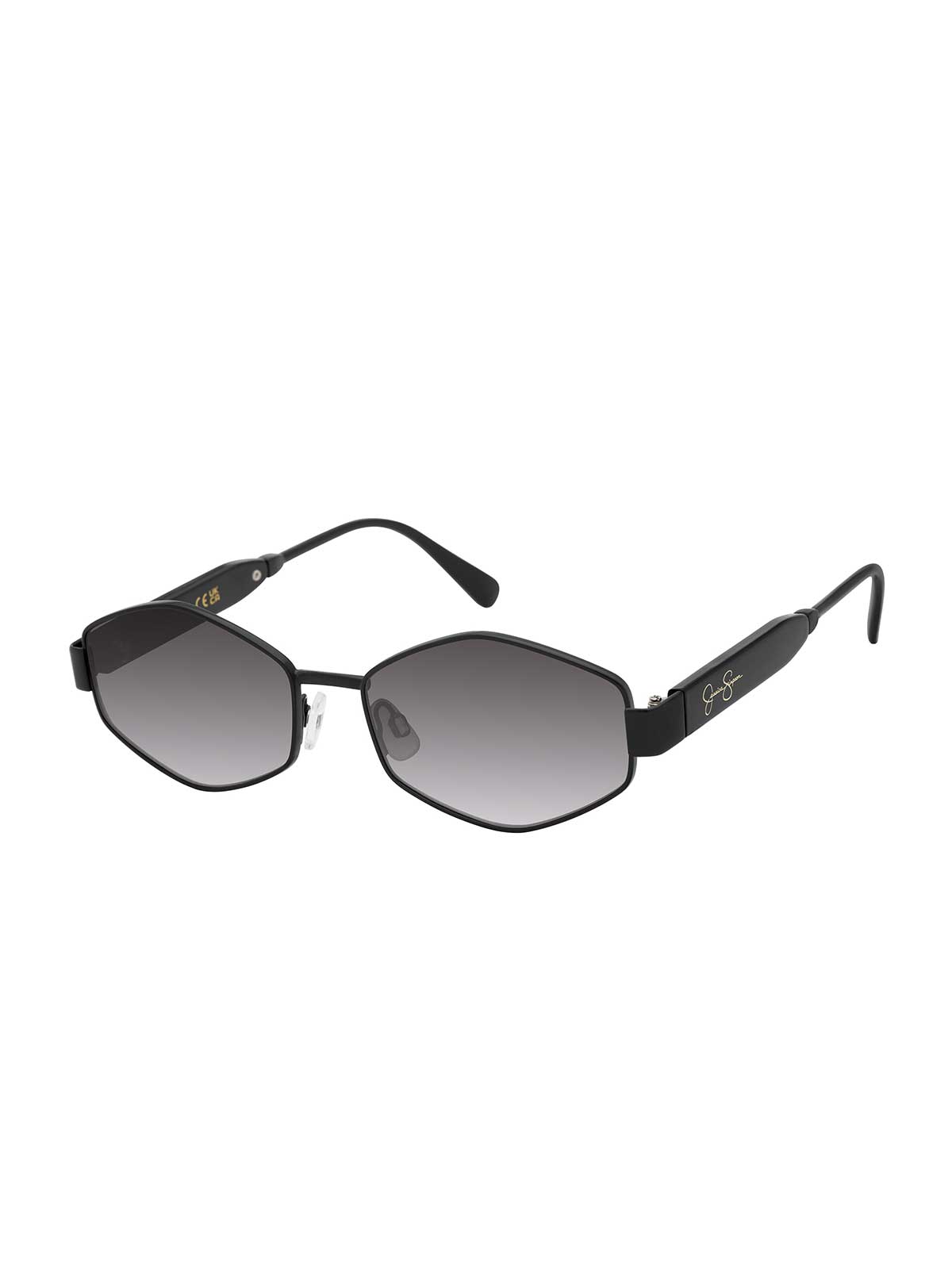 Hex Frame Sunglasses in Black