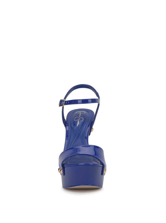 Calenta Studded Platform in Blue Royale
