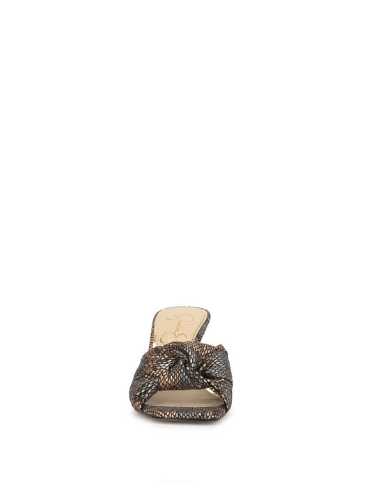 Evirra High Heel in Bronze Snake