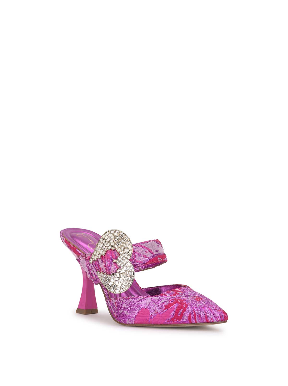Favica High Heel in Pink & Red