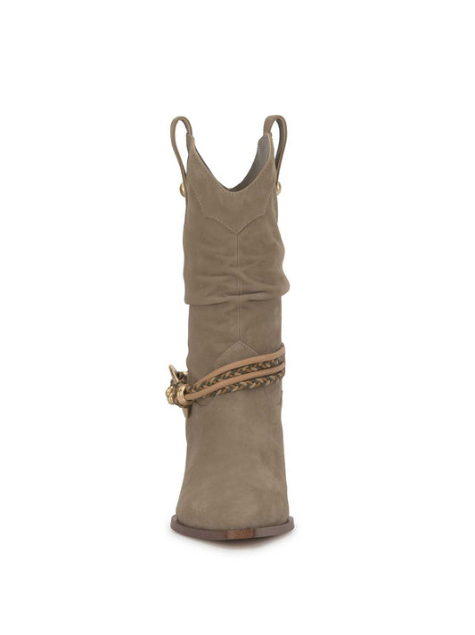Hanie Boot in Light Grey
