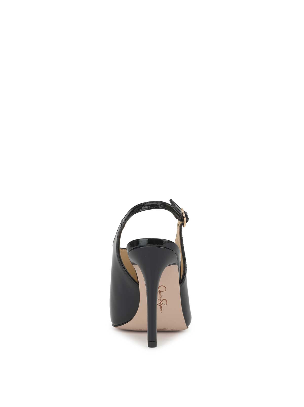 Pavie Pointed Toe Mule in Black