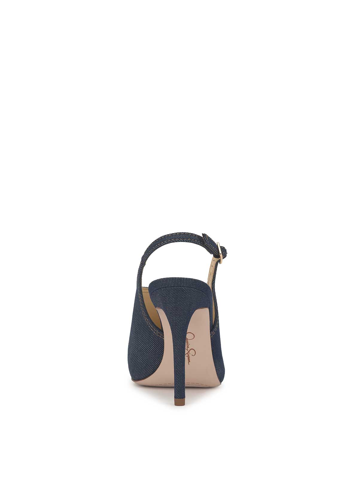 Pavie Pointed Toe Mule in Indigo