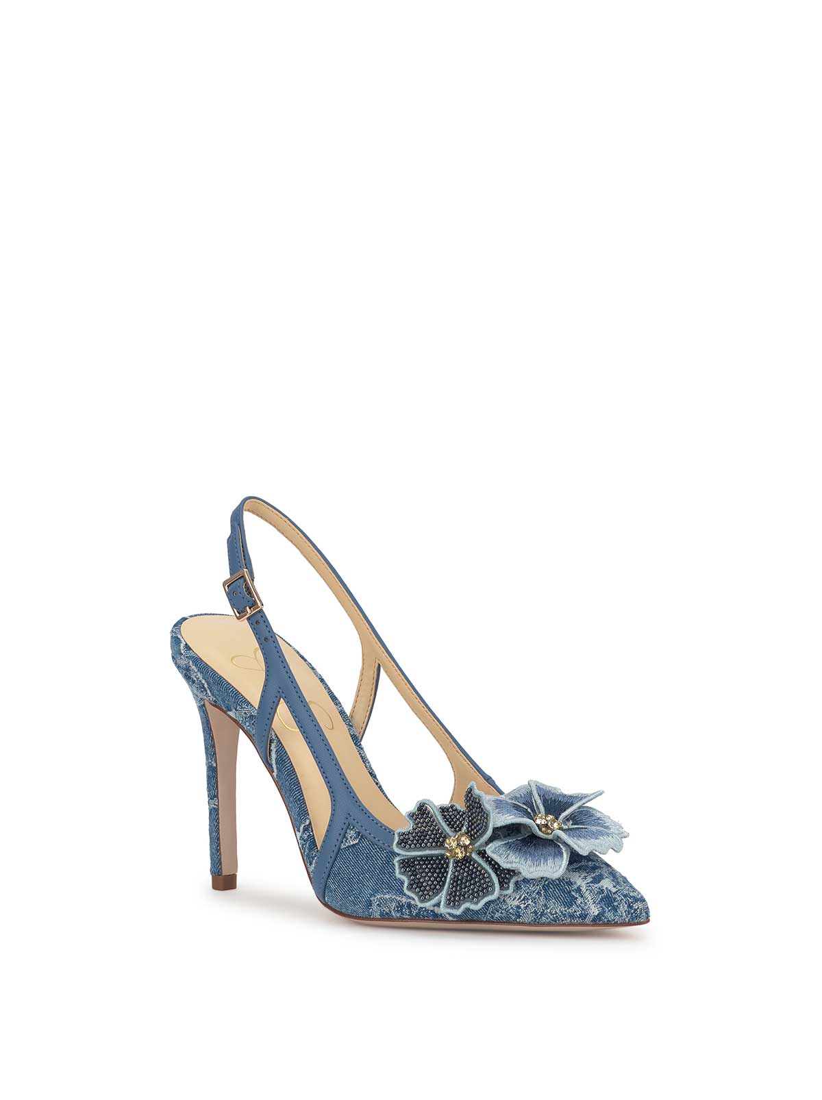 Pilitia High Heel in Denim