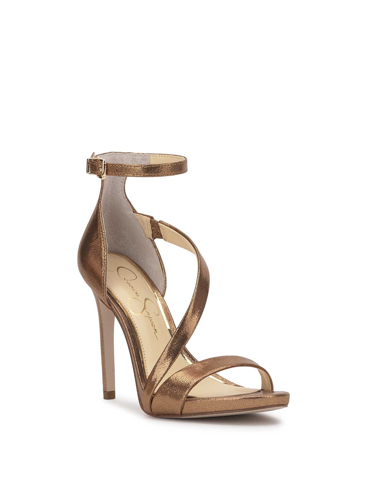 Rayli High Heel Sandal in Bronze