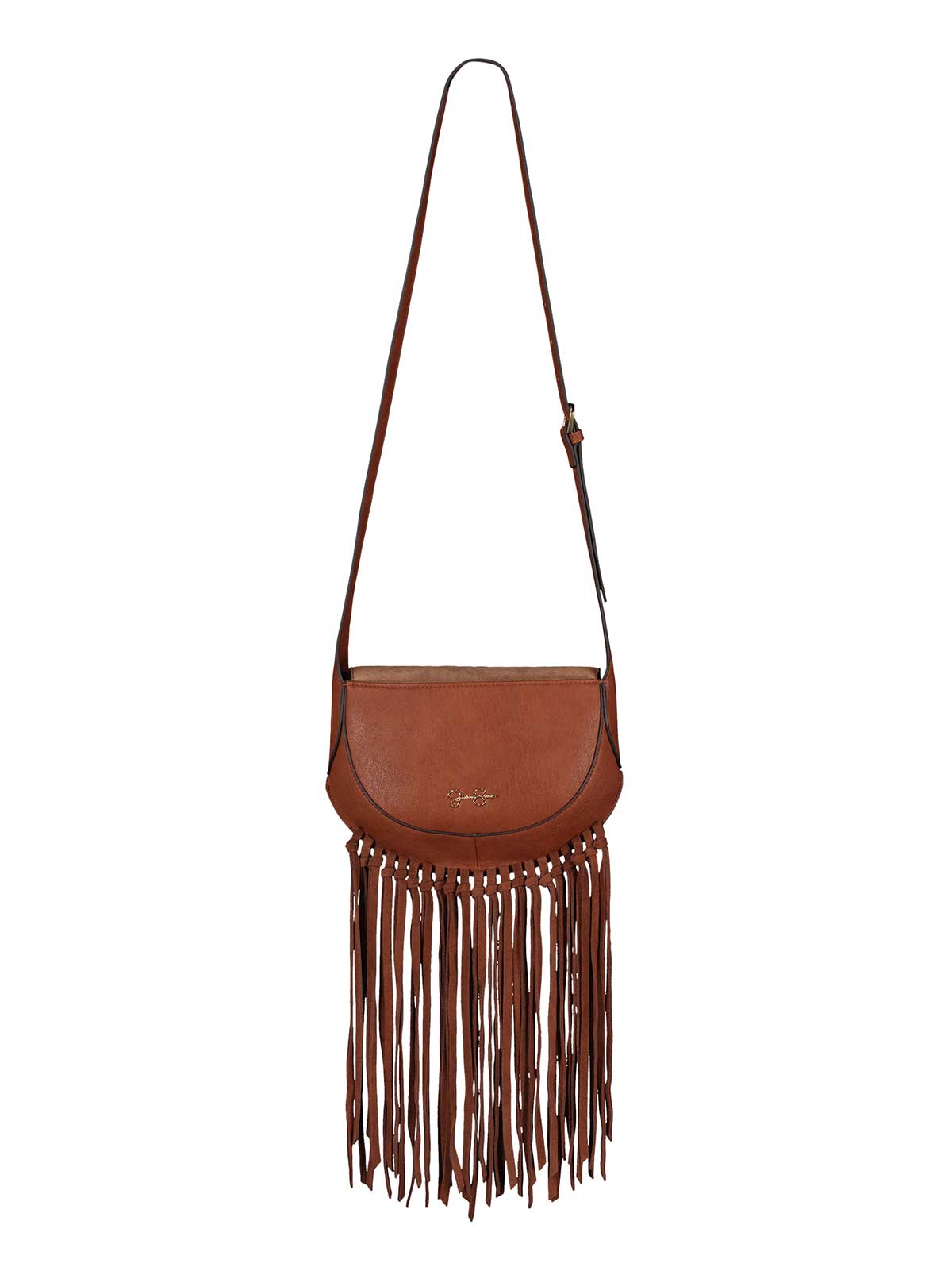 Jessica Simpson 2.0 Ava Saddle Crossbody in Golden Oak