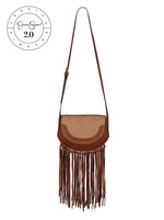 Jessica Simpson 2.0 Ava Saddle Crossbody in Golden Oak