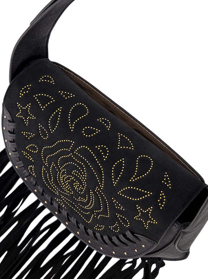 Jessica Simpson 2.0 Ava Saddle Crossbody in Meteorite