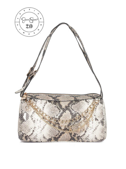 Jessica Simpson 2.0 Grayson Shoulder Bag in Soft Ivory