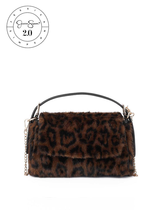 Jessica Simpson 2.0 Luisa Top Handle in Leopard