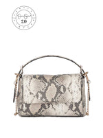 Jessica Simpson 2.0 Luisa Top Handle in Ivory Snake