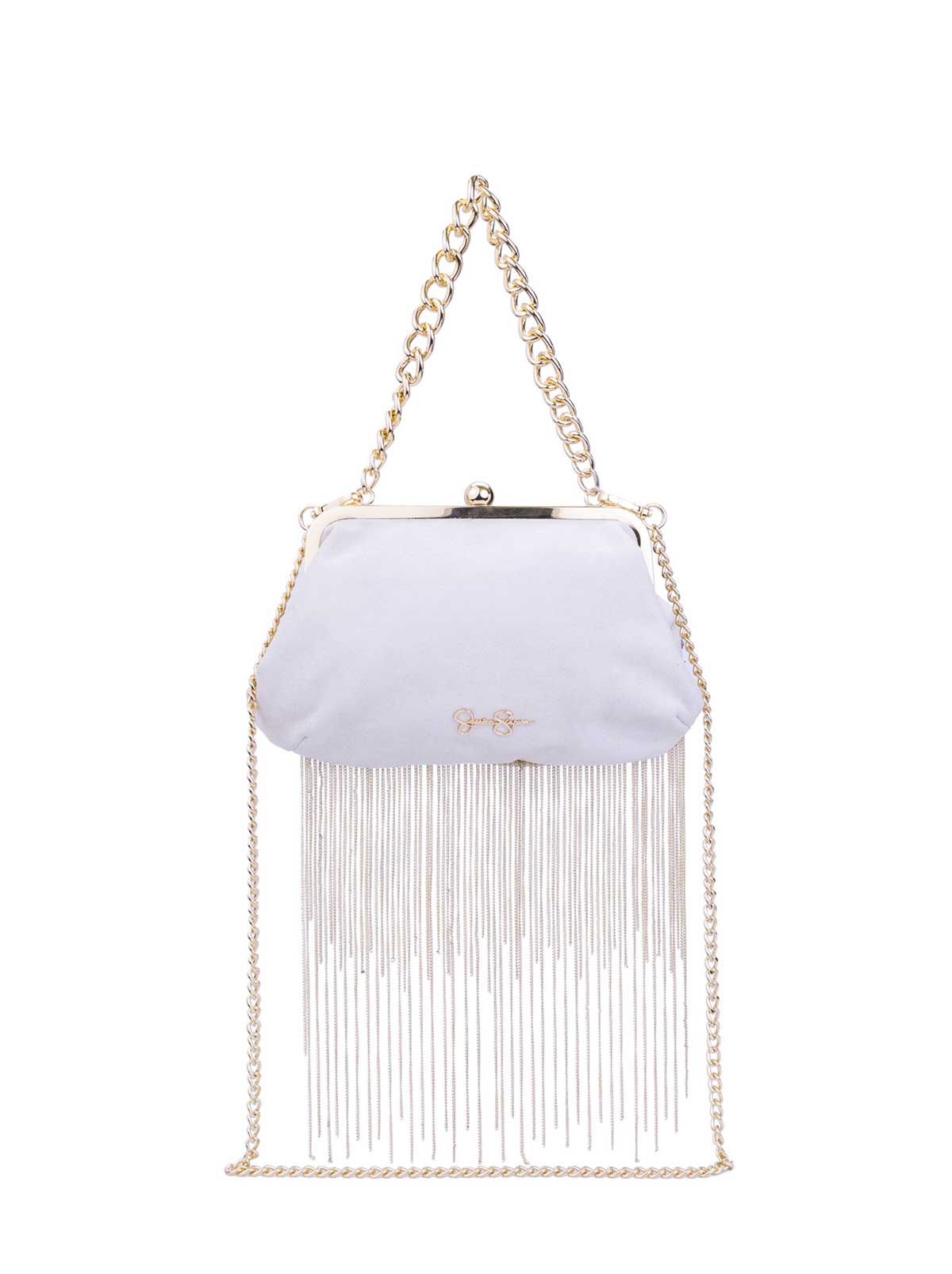 Jessica Simpson 2.0 Zoe Frame Clutch in Soft Ivory