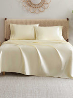 Silky Satin Sheet Set in Antique Golden Honey