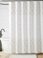 Tasia Taupe Shower Curtain Set