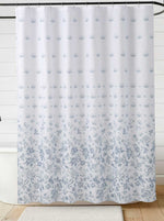 Jalina Blue Shower Curtain Set