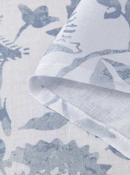 Jalina Blue Shower Curtain Set