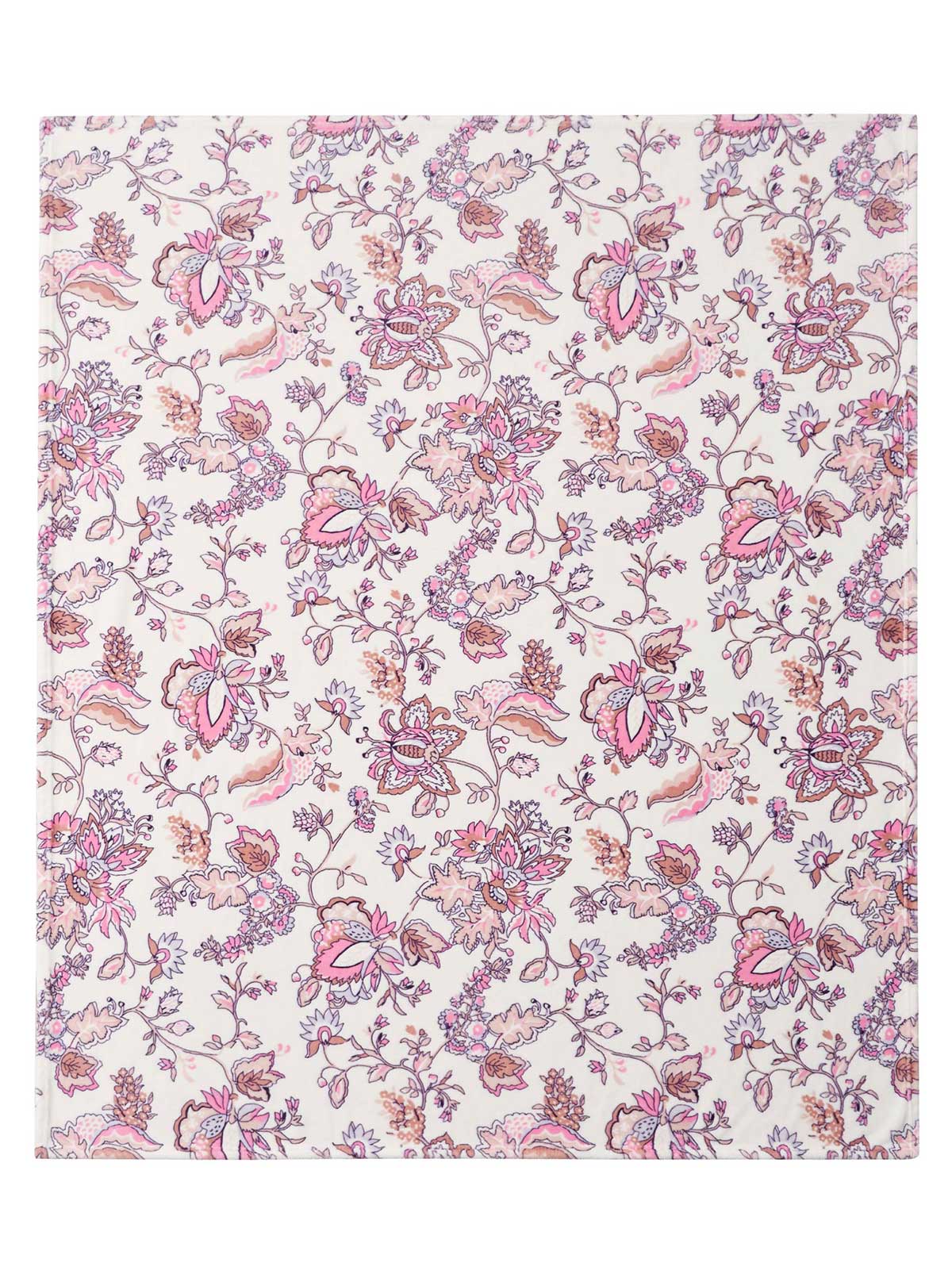 Bertha Rose Lilac Plush Throw Blanket