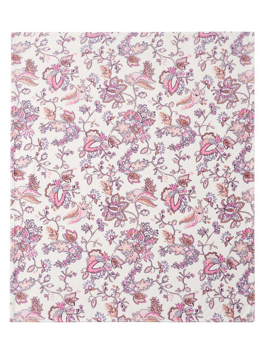 Bertha Rose Lilac Plush Throw Blanket