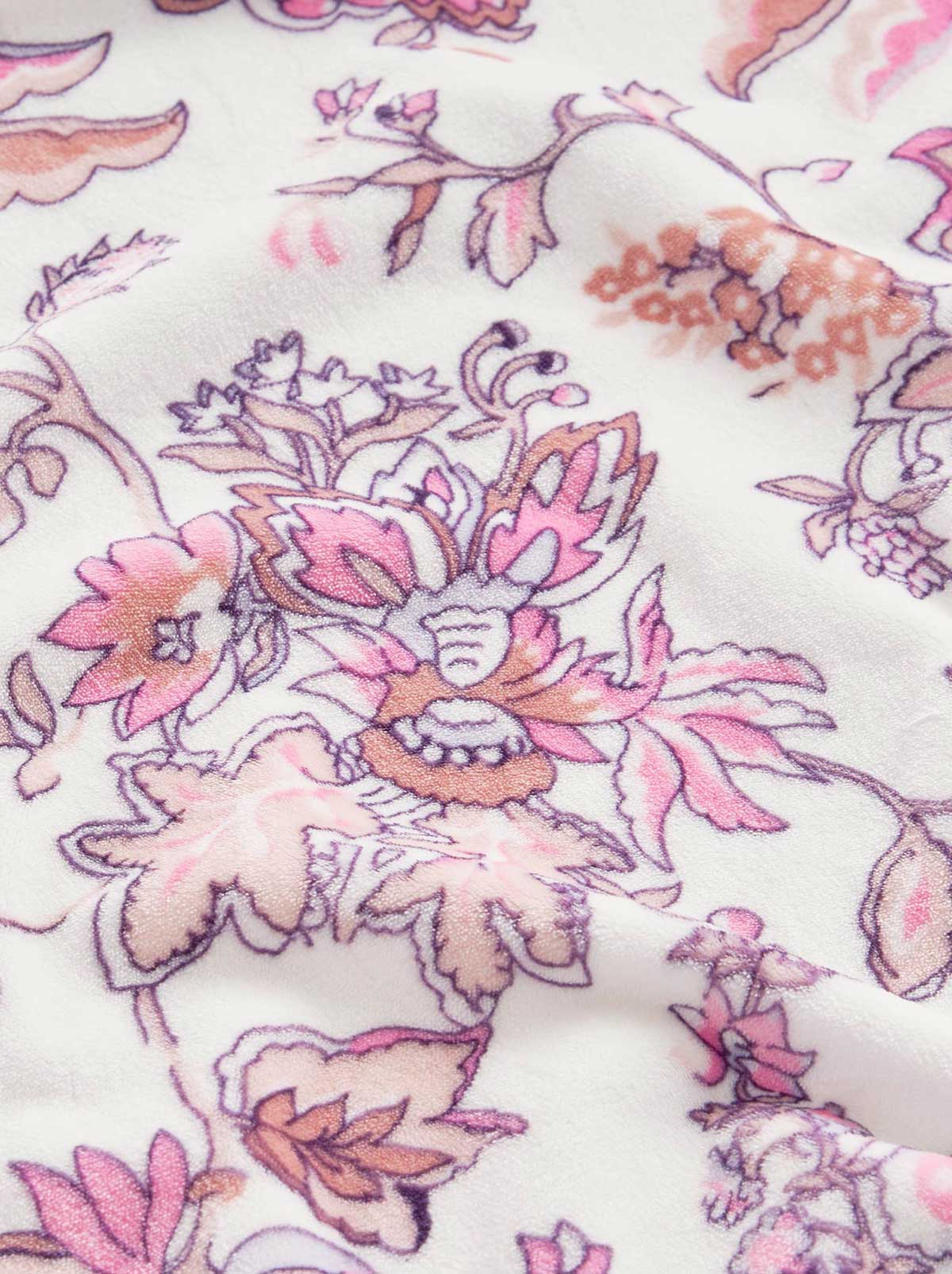 Bertha Rose Lilac Plush Throw Blanket