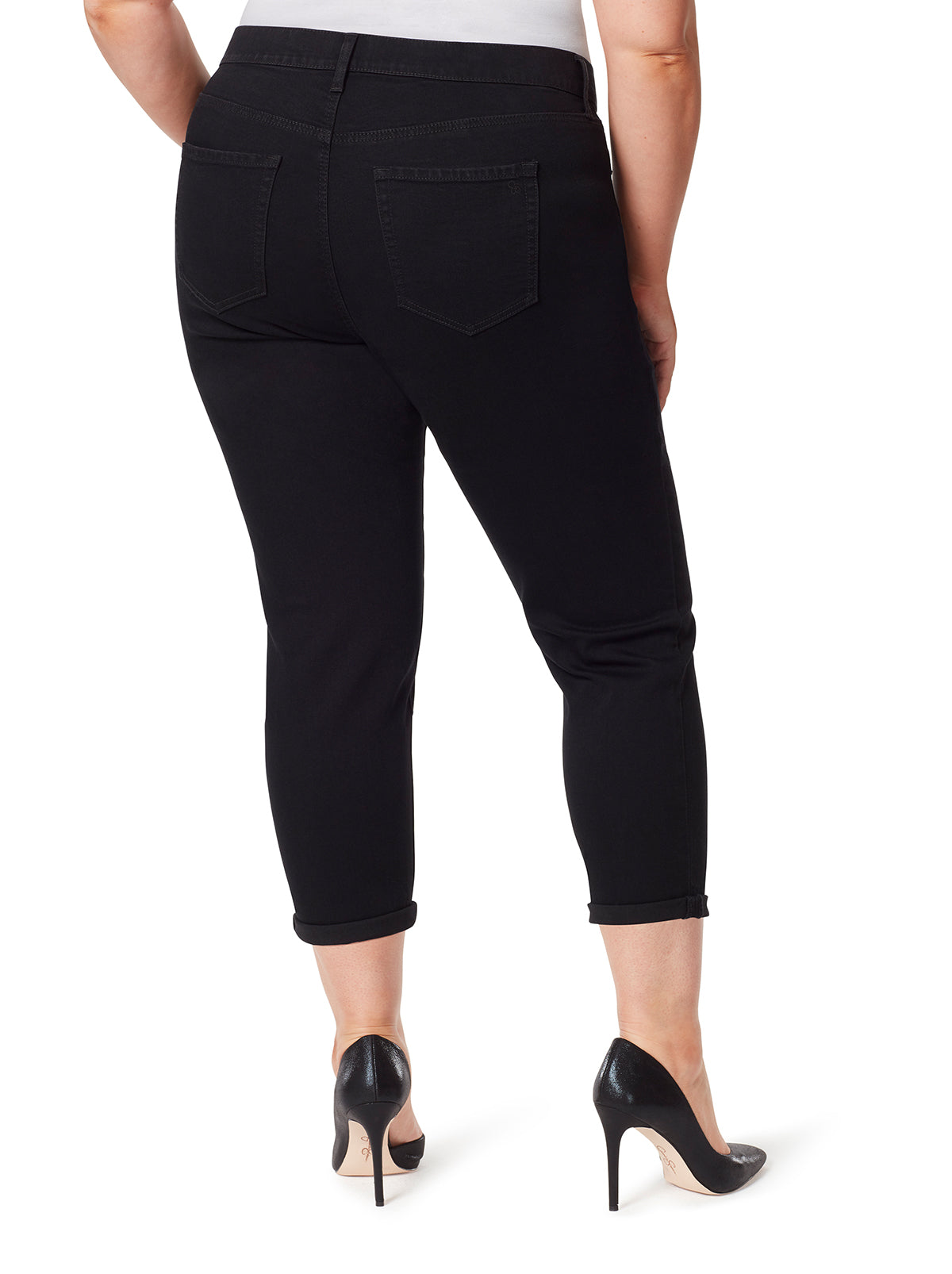 Mika Best Friend Slouchy Skinny Jeans in Black
