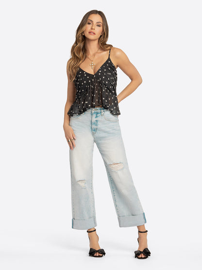 Jessica Simpson 2.0 Billie Relaxed Jean in Scripted