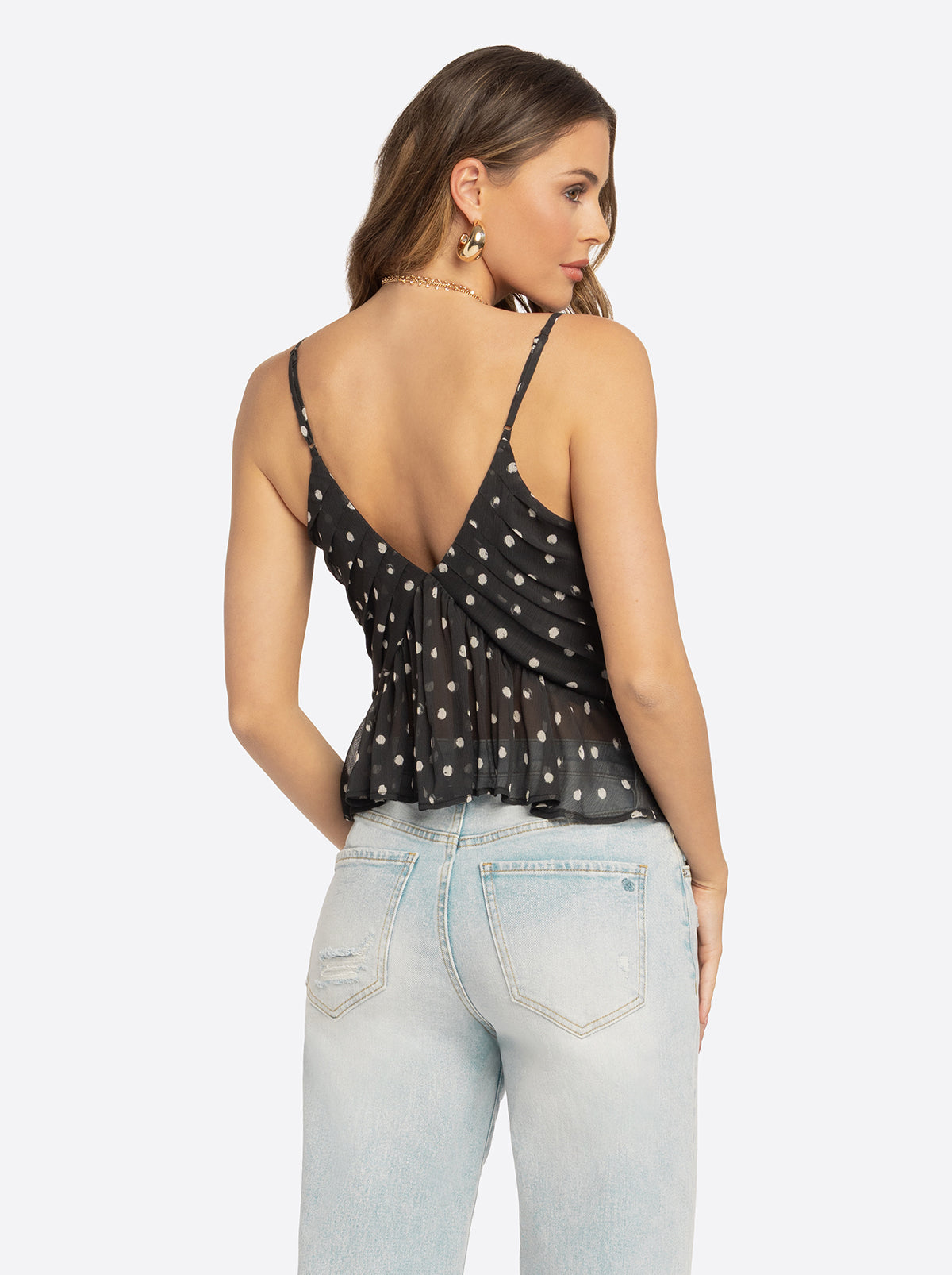 Jessica Simpson 2.0 Anais Cami in Tap Shoe-Polka Dot