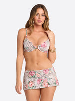 Lettuce Edge String Triangle Top in Animal Control