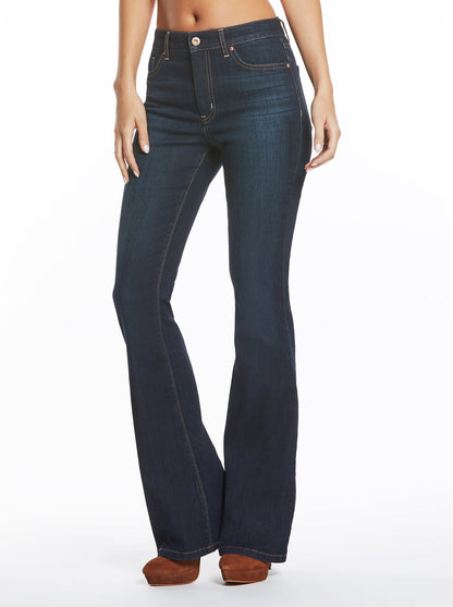 Adored High Rise Flare in Flawless