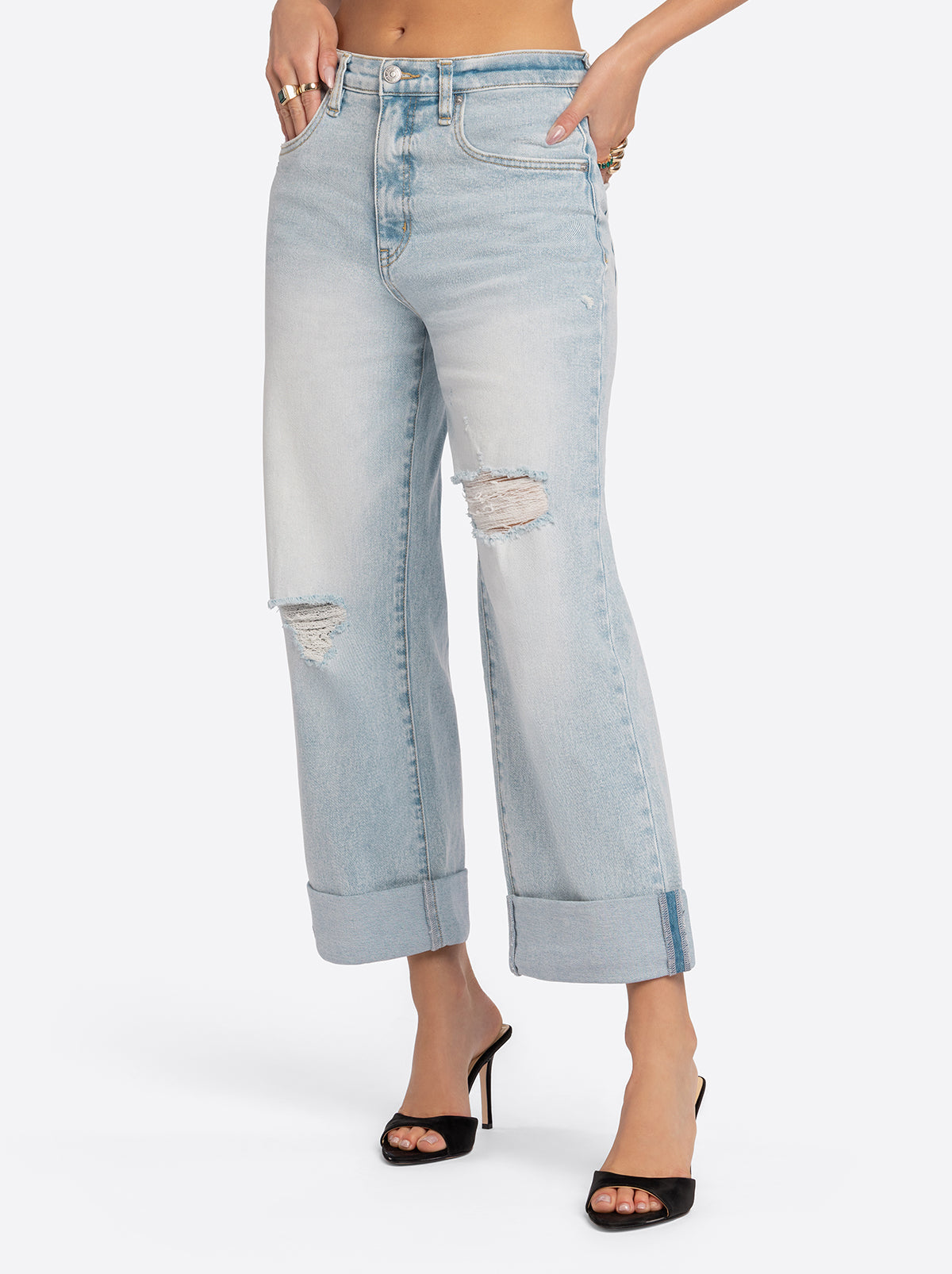Jessica Simpson 2.0 Billie Relaxed Jean in Scripted