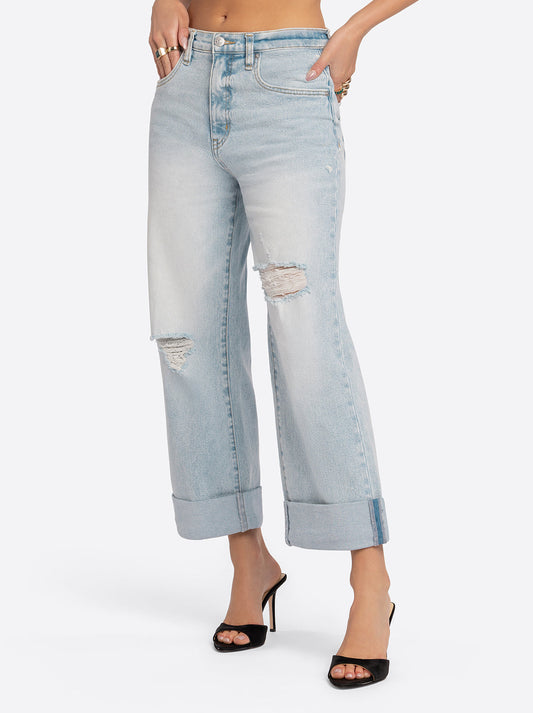 Jessica Simpson 2.0 Billie Relaxed Jean in Scripted