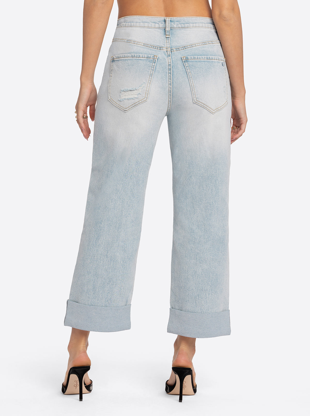 Jessica Simpson 2.0 Billie Relaxed Jean in Scripted