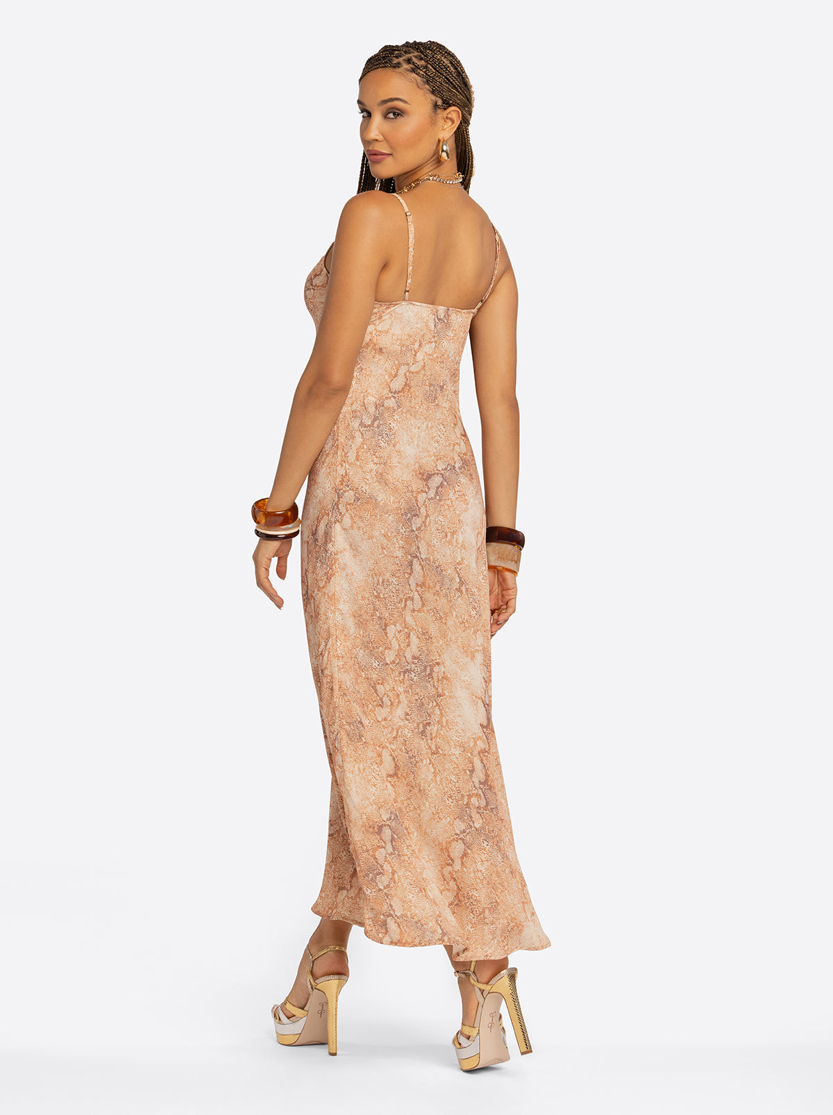 Jessica Simpson 2.0 Blanche Slip Dress in Snake