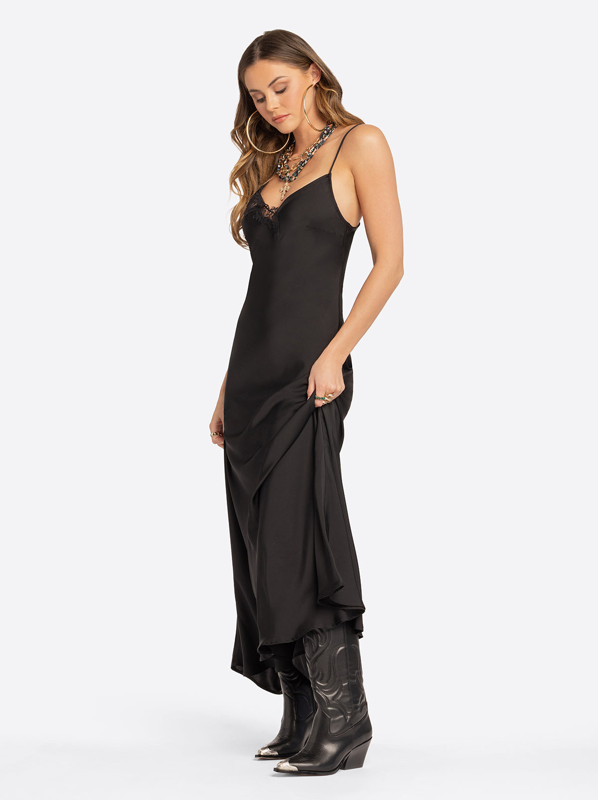 Jessica Simpson 2.0 Blanche Slip Dress in Tap Shoe