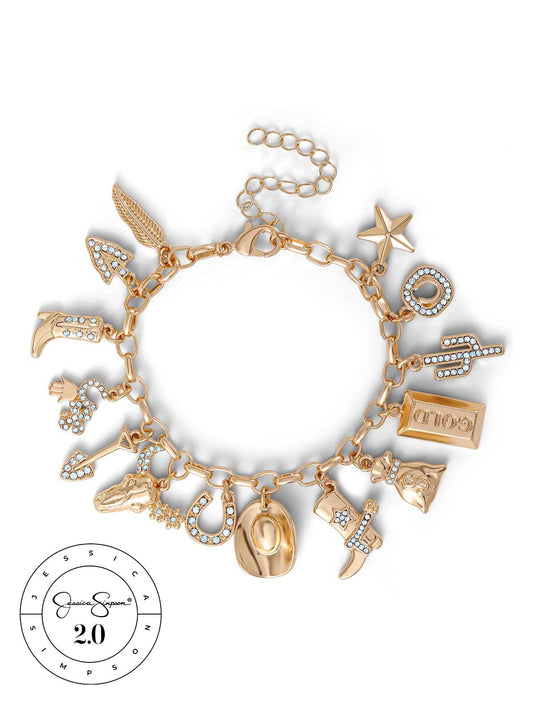 Jessica Simpson 2.0 Charms Bracelet