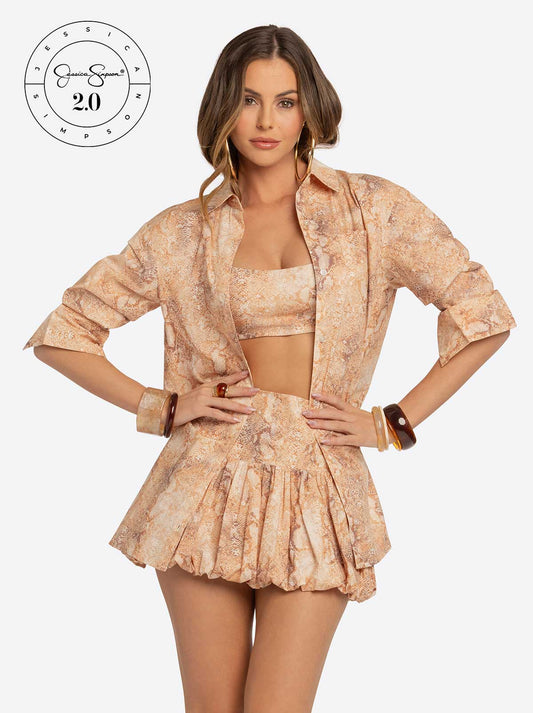 Jessica Simpson 2.0 Carly Shirt in Snake