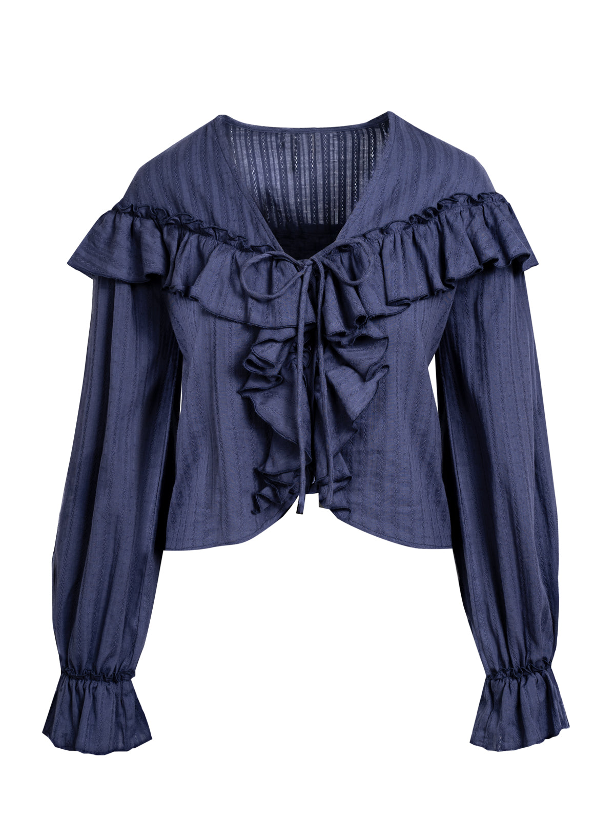 JS Jessica Simpson Daphne Blouse in Deep Cobalt