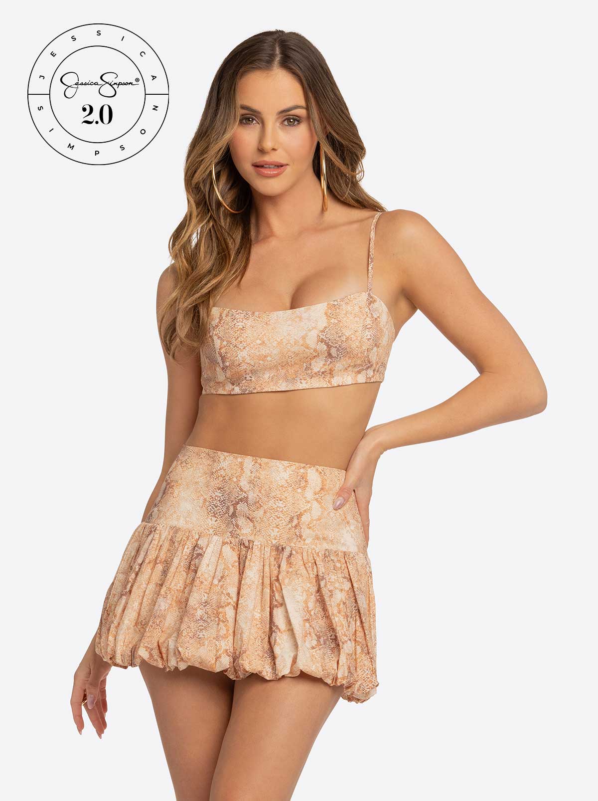 Jessica Simpson 2.0 Etta Bustier in Snake