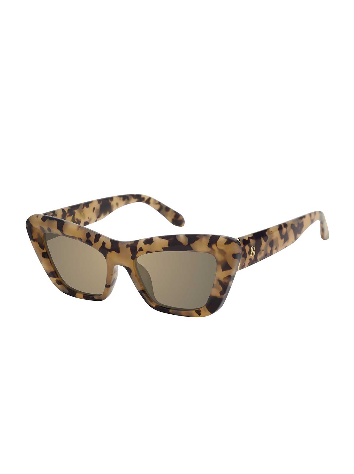 Bold Cat-Eye Sunglasses in Tortoise