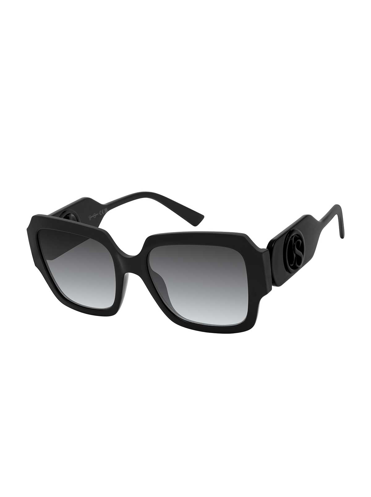 Statement Square Sunglasses in Black