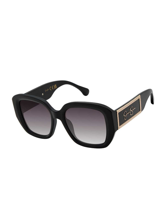 Logo Rectangle Sunglasses in Black