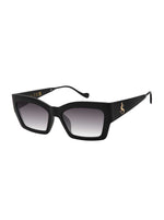 Modern Cat Eye Sunglasses in Black