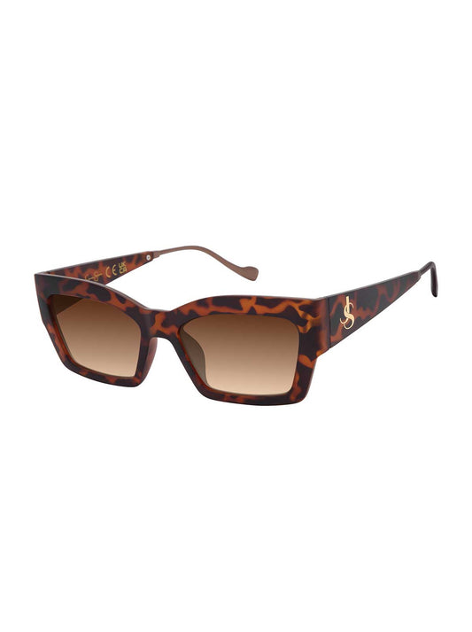 Modern Cat Eye Sunglasses in Tortoise