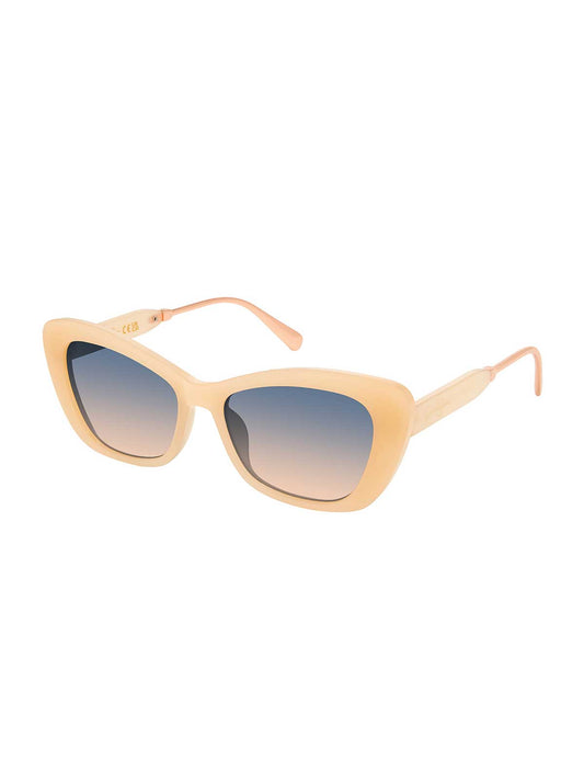 City Chic Cat Eye Sunglasses in Nude