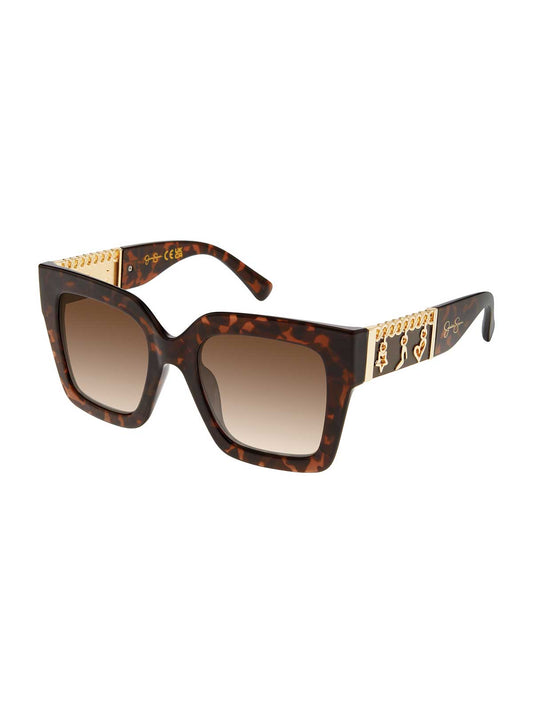 Charm Luxe Square Sunglasses in Tortoise