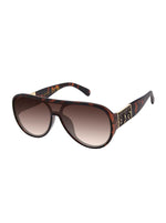 Golden Charm Aviator Sunglasses in Tortoise