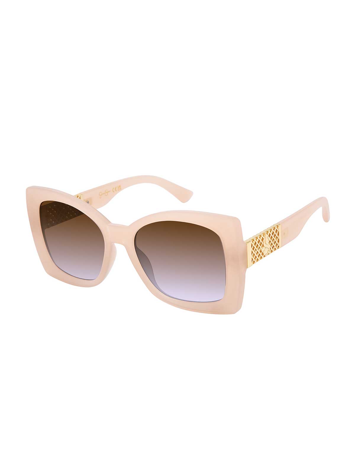 Butterfly Glam Sunglasses in Nude