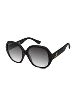 Polished Round Sunglasses in Black