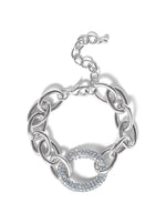 Bold Silver Link Bracelet