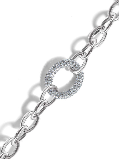 Bold Silver Link Bracelet