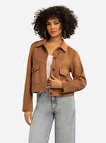 JS Jessica Simpson Martina Jacket in Apple Cinnamon